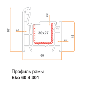 FORWARD Пр. Рама – L (Коса) Светлый дуб